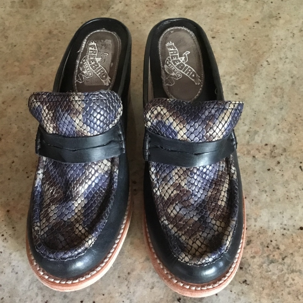 Freebird by Steven Collins Leather Mules - Picture 4 of 15